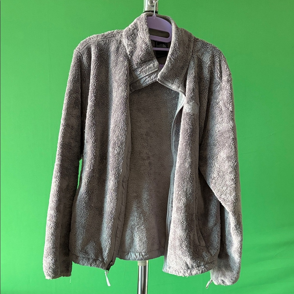 The North Face Cozy Gray Teddy Jacket